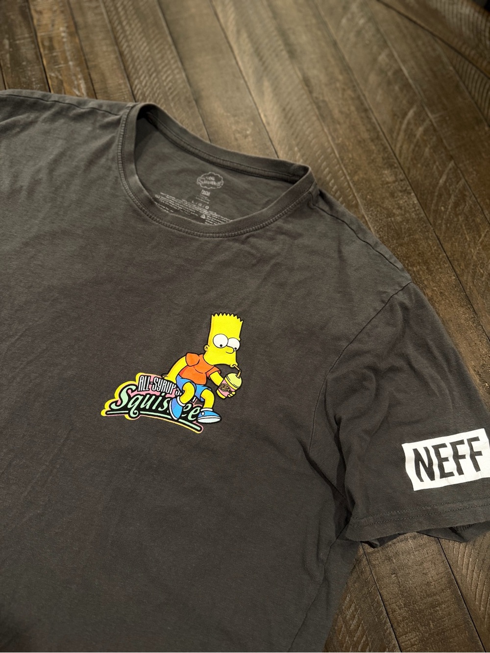 The Simpsons x Neff Bart Simpson Squishee Graphic T-Shirt Large